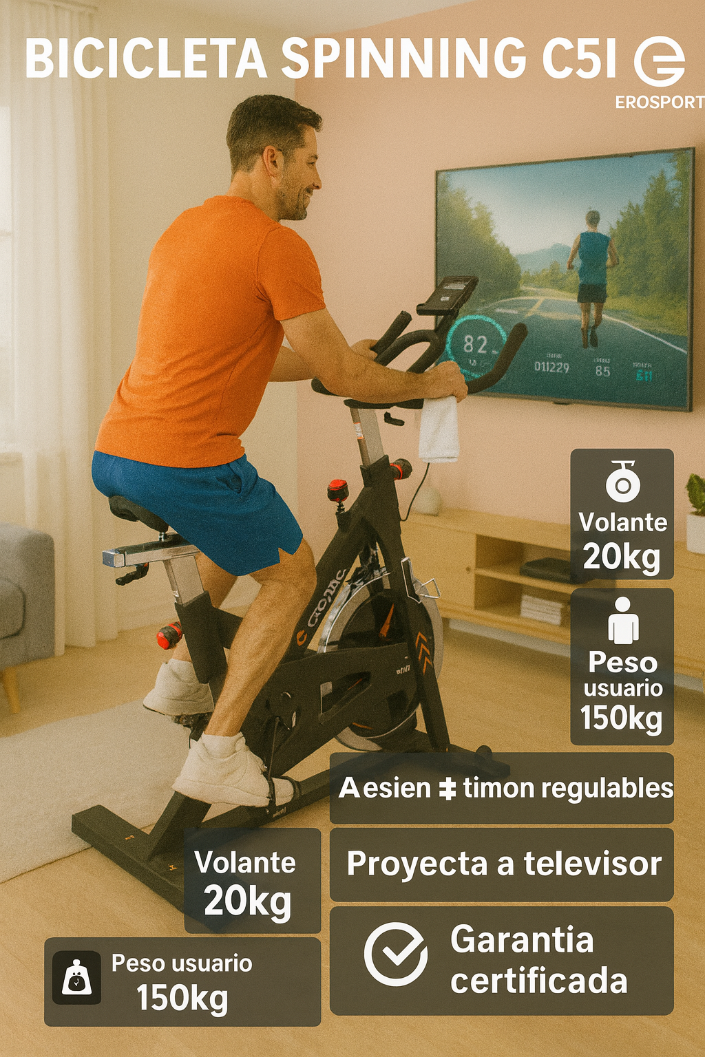 BICICLETA SPINNIN C5i